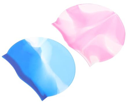 Hemobllo 2 Pezzi Cuffie Antiscivolo Impermeabili e Elastiche Accessorio per Piscina Design Moda per Donne