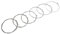 Dilwe Sense Round Bass Guitar String Bright Sound Excellente Sélection pour les Joueurs de Basse 4 X Cordes (6 cordes-BW930)