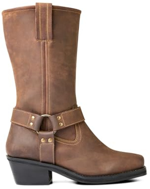 Joe Browns Women's Tan Leather Riding Boots Mid Calf
