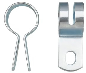 Schelle 18mm Klemmschelle Edelstahl Rohrschelle Rücktrit1t für Sram Sachs Metall Bandage (Set, 10, Stück)