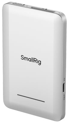 SMALLRIG Portable SSD 2TB, Up to 1000MB/s, USB-C, USB 3.2 Gen 2, Aluminum | External Solid State Drive, Built‑in SD & TF Card Reader, for MagSafe Magnetic, for iPhone 14/15/16/17, for Mac / PC /Android