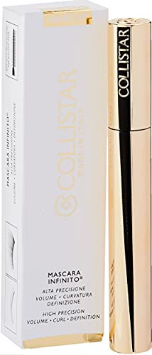 Collistar Mascara Infinito Alta Precisione Colore Nero, mascara ad azione volumizzante, dona corpo alle ciglia, oftalmologicamente testato, ottimo per occhi sensibili o con lenti a contatto, 11 ml