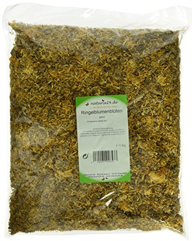 Naturix24 Ringelblumenblütentee, Ringelblumenblüten ganz, 1er Pack (1 x 1 kg)