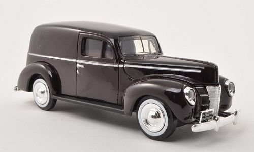 Ford Sedan Delivery, DKL.-rot, 1940, Modellauto, Fertigmodell, Motormax 1:24
