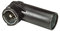 tomzz Audio 1500-003 Adaptateur d'antenne DIN 150 OHM sur ISO 50 OHM Ancien sur Nouveau connecteur coudé Gaine Plastique