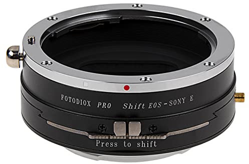 Fotodiox Pro Shift - Adattatore per obiettivi Canon EOS EF e EF-S su fotocamere Sony E-Mount
