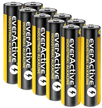 10 Stück Everactive Industrial Batterien Mikro AAA 1100 mAh 1,5 V LR03 Alkaline