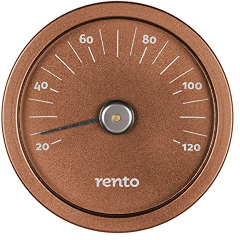 Termometro sauna in alluminio RENTO color rame
