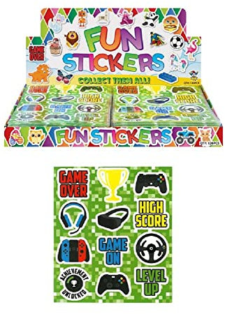 Henbrandt 10 x Gamer Sticker Sheets