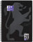 Oxford Touch Collegeblock A4 kariert, mit Doppelrand, 80 Blatt, schwarz