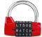 Buchstabenschloss Codeschloss Kombinationsschloss Set Password Door Lock Buchstabenschloss,Rot 5-stelliger Code Aus Zinklegierung Kombinationsschloss Reisekoffer Gym Locker Security Password Lock