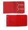 U.W. Estensione reggiseno, 6-13 cm, 3 ganci, 3 file di chiusura in gomma, Colore: rosso, Taglia unica