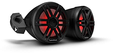 Rockford Fosgate Color Optix M1WL-65MB - 16,5 cm 2-Wege-Lautsprecher mit 300 Watt (RMS: 75 Watt) | 2-Wege-Motorsport-Dosen-Lautsprecher, 75 Watt RMS / 300 Watt Spitzenleistung, bietet ultrahelle mehrfarbige LED-Beleuchtung