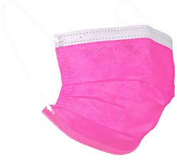 MASCHERINE VENETE - 100 mascherine chirurgiche confezionate in pacchetti da 10 mascherine (FUCSIA)