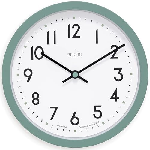 Acctim Elstow 22845 - Reloj de Pared, Color Verde