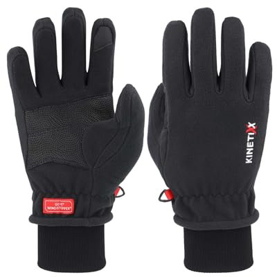 KinetiXx Muleta Outdoorhandschuh Black Größe 11 - Unisex Handschuhe Winter - Atmungsaktiv & Winddicht - Für Ski, Langlauf & Freizeit - 1 Paar