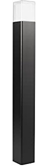 Smartwares OOL-50018 Schwarze Wegleuchte für den Außenbereich – Nachhaltige LED – Aluminiumgehäuse, 80 cm