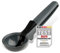 Fackelmann 45917 Cuillère à glace en plastique avec fonction levage de la boule de glace, Plastique, Noir, 19 cm
