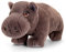 tachi Plüschtier Nildpferd 30 cm, Stofftier Hippo dunkel grau, Stehendes Stofftier Flusspferd