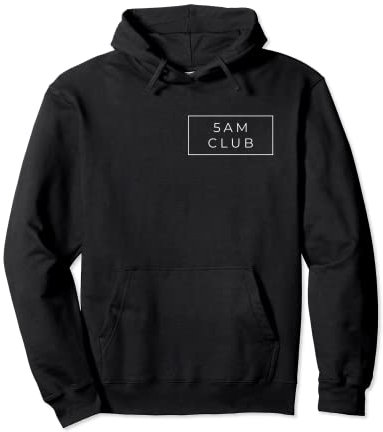 5 Uhr morgens Club Hoodie Pullover Hoodie
