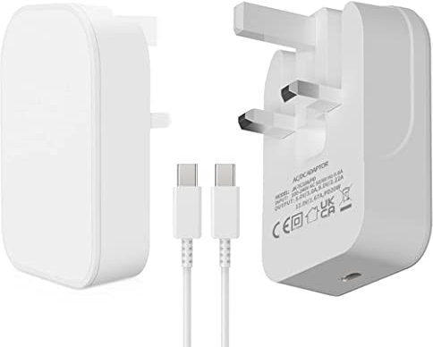 20W USB C Charger, Oppo Reno 8 /Reno 10/Reno11/Reno 12/Reno 8 Pro/Oppo Reno 8 Lite Mobile Phone Fast Charger Folding Universal PD Charger UK Plug With PD USB C Cable For Oppo Reno8 5G (WHITE)