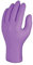Skytec Iris Purple (Box of 100) Disposable Nitrile Gloves - Multipurpose Powder Free High Grip Non Latex Examination Gloves (Large)