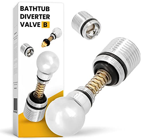 Baignoire douche inverseur robinet levier de commande mélangeur laiton chrome argent séparateur de boule de rechange