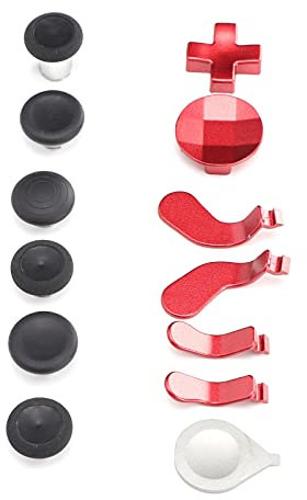 Jeu de Boutons de Manette de Jeu, Palettes de Boutons de Contrôleur de Jeu Fermes Ensemble Différents Boutons pour Le Contrôleur