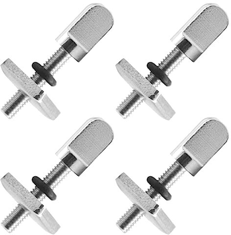 CEEYSEE 4 Stück Surfbrett Finnen Schraube Silber 316 Edelstahl Finnenschraube Universal Surfboard Flossenschrauben für Longboard,Paddle Board, Plate,Single Finne (Silber 316)
