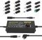 120W Universal Einstellbares Netzteil Adapter 100V-240V AC to DC 3V-24V 5A Konverter Netzteil, Einstellbarer Netzadapter mit 14 Tipps & Polaritätskabel-5A Max