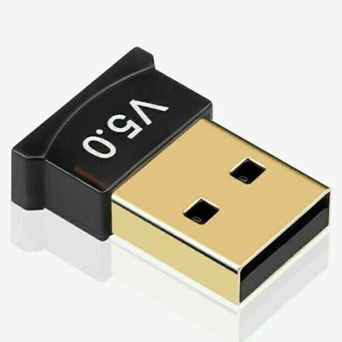 Hi-Speed Bluetooth USB Adapter Wireless Dongle V5.0 Compatible For PC Laptop Bluetooth Headphones Headset Speakers Keyboard Mouse Printer Windows 10/8.1/8/7