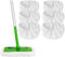 JINYUDOME Reusable Microfiber Mop Pads,Dry Sweeping Cloths,Washable Wet Mopping Cloth Refills for Surface/Hardwood Floor Cleaning.Pack of 6