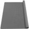 YUNJUER Large Silicone Mat for Craft, 2MM Thick Heat Resistant 230℃ Worktops Protector, Non-Slip Leaf Pattern Design,Easy to Clean for Kitchen Table, Painting, Drawing, Crafting, 60 x 40 CM, Dark Grey