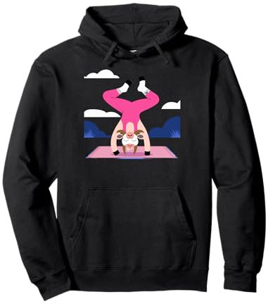 Ziege Yoga Spielzeug Ziege Stofftier Plüsch Ziege Yoga Party Spiel Pullover Hoodie