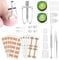 Ingrown Toenail Removal Kit Ingrown Toenail Treatment Tool Kit Ingrown Toenail Corrector Tools with Toenail Braces, Podiatry Tools, Ingrown Toenail Corrector Strips and Patch for Toe Pain Relief