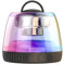 GVOREE Magnetischer Tragbare Bluetooth Lautsprecher mit RGB Licht, Tragbarer Kabelloser Mini Musikbox für Reisen, Sport, Outdoor, Zuhause, Party, Camping, Wandern, Fahrrad - Schwarz