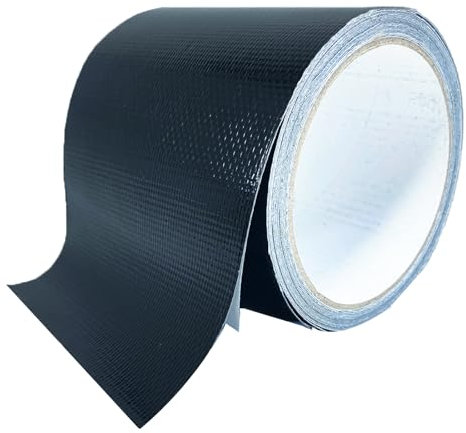 KAIHENG Waterproof Repair Tape for Awning,20FT Outdoor Canvas Tarp Repair Tape, Tent, Boat Covers, Canopy, Sail Tape, Tear Repair Patch Kit, Heavy Duty UVproof (4IN,Black)