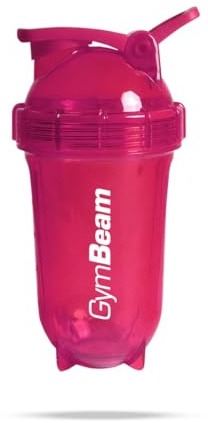 GymBeam Protein Shaker 500 ml - Tritan Wasserflasche mit auslaufsicherem Deckel, praktischer Gym Shaker für Proteinpulver, Kreatin, BCAA oder Wasser, BPA-frei, spülmaschinenfest, langlebig, Pink
