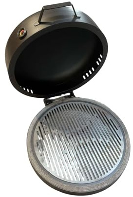 Aufsatz für Multifunktionstonne Holzkohlegrill – Funktion #3097 – Grill, Kugelgrill, Thermometer – vielseitig als Feuertonne, Grill, Grillrost, Kohle, Holzkohle – hitzebeständig & hochwertig.