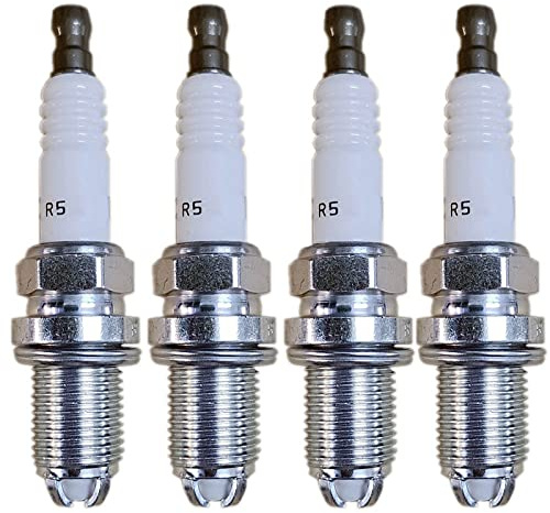 Zündkerzen Autozündkerzen4-6 Stück 12120037607 Platin-Zündkerze für Autos /,für BMW E46 E39 E60 E61 E63 E64 E38 E83 E53 E36 E85 E52 E65 E66 E67 BKR6EQUP (4 Stück)