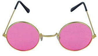 Wilbers&Wilbers AC1090/FUSCHIA Brille im Hippie-Stil, Mehrfarbig, one Size
