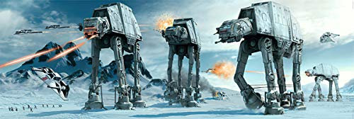 1art1 60480 Star Wars Poster de Porte des Quatripodes TBTT sur la Planète Glacée de Hoth 158 x 53 cm