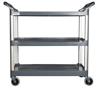 Rubbermaid Commercial Xtra Open Cart - Black