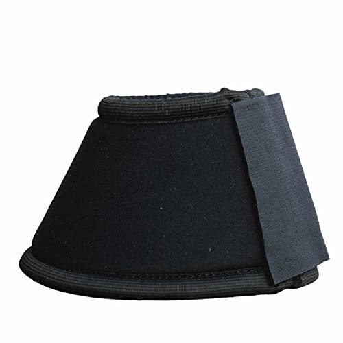 Euroriding Hufglocken Neopren Klettverschluss Größe XL, Farbe Schwarz
