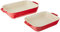 STAUB Bandeja Rectangular para Horno, Cerámica, Cereza