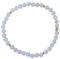 Chalcedon blau Stretch Armband Gummizug