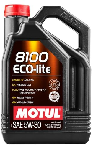 MOTUL 8100 ECO-LITE 5W-30, 4l DEXOS 1 GEN 2 Chrysler MS-6395 API SP RC