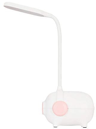Pauleen 48027 Sweet Little Pig Schreibtischleuchte Nachttischlampe für Kinder LED Kinderzimmerlampe Schwein dimmbar, mit Akku und USB