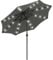 Outsunny 2.7m Patio Garden Umbrella Outdoor Parasol Outdoor Market Table Umbrella with Tilt Crank and 24 LEDs Lights (Grey)