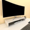 Henor Supporto per monitor Rialzo Tv Legno FSC® 82 x 26.5 x 12 cm supporta 50 kg Quercia Stel